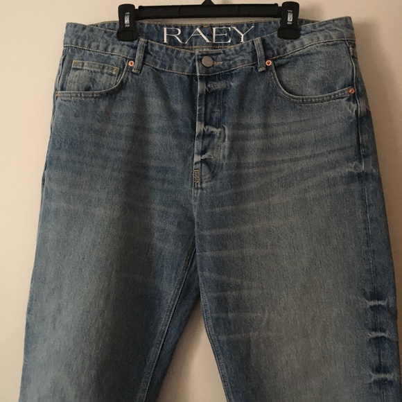 RAEY Dad Baggy Boyfriend Organic Cotton Jeans 32 - Picture 9 of 9